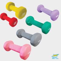ราคา SPORTLAND Collection ดัมเบลยาง สำหรับออกกำลังกาย SPL Neoprene Dumbbell (0.5kg,1kg,1.5kg,2kg,2.5kg,3kg) (4024154544)