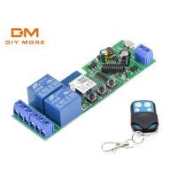 ราคา DIYMORE tuya USB 5V / DC7-32 V โมดูลสวิตช์อัจฉริยะควบคุมด้วยแอพ 433 Mhz 2 Channel Wifi Tuya ประตูอัตโนมัติ สมาร์ทโฮม (7776992303)
