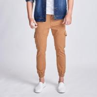 ราคา DAVIE JONES กางเกงจ็อกเกอร์ ขาจั๊ม สีกากี Cotton Joggers in khaki GP0005KH (2027987933)