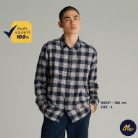 ราคา Mc JEANS เสื้อเชิ้ตผู้ชาย เสื้อ แขน ยาว ชาย แม็ค แท้ เสื้อเชิ้ต ลายสก็อต สีกรมท่า ผ้าคอตตอน ผ้านุ่ม ใส่สบาย MSLZ143 (12454800988)
