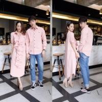 ราคา Code : 3544 ชุดใส่วาเลนไทน์ ชุดคู่รัก ชุดคู่ออกงาน ชุดสีชมพู ชุดคู่สีชมพู ชุดไปงานคู่ งานป้าย vsm (2675256719)