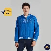 ราคา Mc JEANS แจ็คเก็ตบอมเบอร์ แขนยาว เสื้อ แจ็คเก็ต แม็ค แท้ สีน้ำเงิน เสื้อกันหนาว เสื้อแขนยาว ทรงสวย ใส่สบาย MJCZ024 (5654176813)
