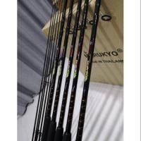 ราคา คันจัดโปร5คัน 1ชุด คันเบ็ดตกปลา8ฟุตได้5คัน (1869880559)