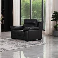 ราคา [กทม. 3-5 วัน ส่ง] SB Design Square SB DESIGN SQUARE SB FURNITURE โซฟาหนังแท้ โซฟา 1 ที่นั่ง Winner ขนาด 114x98x91 ซม. - (14673550889)