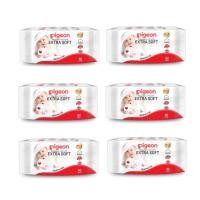 ราคา Pigeon baby wipes ทิชชู่เปียก ผ้าเปียกเด็ก เบบี้ไวพ์ 6ห่อ (251030059)