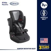 ราคา [ใช้ 2 โค้ดลดเพิ่ม] Graco คาร์ซีท Airpop Booster Seat Gray ออกแบบมาเพื่อระบายอากาศได้ดีและการนั่งที่สบาย (8822741223)