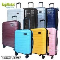 ราคา Bagsmarket กระเป๋าเดินทาง SwissSaint2009 24 นิ้ว ระบบรหัสล๊อค TSA 8 ล้อ หมุนรอบ 360° (ABS+PC) รุ่น PC2202 (1568021284)