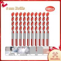 ราคา BITS BITS ดอกสว่านเจาะกระจกไฟฟ้า 6 มม . 10 ชิ้น ดอกสว่านดอกสว่านเจาะไม้ดอกสว่านอเนกประสงค์สว่านไฟฟ้า (8623502161)