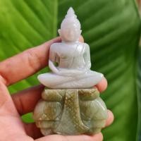 ราคา พระพุทธรูป แกะสลักจากหยกแท้ หยกพม่า ปางสมาธิ งานแฮนด์เมด (8033655866)