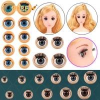 ราคา Sukaa ลูกตาปลอม พลาสติก พร้อมขนตาปลอม อุปกรณ์เสริม สําหรับตุ๊กตา 1 คู่ (22023172418)