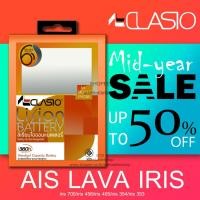 ราคา [พร้อมส่ง] Clasio แบตเตอรี่ แบตมือถือ มอก. AIS LAVA iris800 iris700 iris456 iris405 iris354 iris353 Lava Grand 5.5 (4807006275)