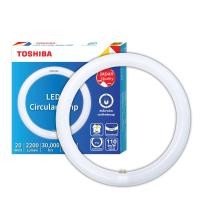 ราคา [สินค้าขายดี] TOSHIBA หลอดไฟกลม 20 W 2,200 LM แสงสีขาว LED MAGNETIC CIRCULAR DAYLIGHT แสงสีขาว แทนหลอดนีออนกลม 32W หลอดไ (998427649)