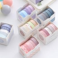 ราคา imoda เทปวาชิ สีพื้น สําหรับตกแต่งสมุดไดอารี่ 5 ม้วน / กล่อง (9737501391)