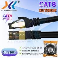 ราคา XLL สายแลนสำเร็จรูป CAT8 (SFTP) Outdoor ความยาว 1 เมตร ถึง 10 เมตร. (3864234628)