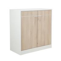 ราคา INDEX LIVING MALL ตู้เตี้ย 2 บานประตู รุ่นเวคตร้า ขนาด 80 ซม. - สีขาว/เมเปิ้ล (3319625550)