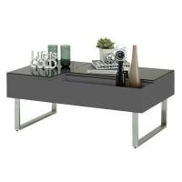 ราคา [กทม. 3-5 วัน ส่ง] Koncept furniture KONCEPT FURNITURE โต๊ะกลาง โต๊ะกลางไม้ท๊อปกระจก Acadia ขนาด 100x60x40 ซม. - (7690129591)