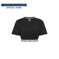 ราคา [ลดเพิ่ม 300.- กรอกโค้ด TMADD7]Tommy Hilfiger เสื้อครอปผู้หญิง รุ่น DW0DW14544 BDS - สีดำ (22523200306)