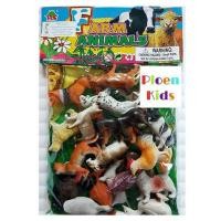 ราคา 2ถุงลด18โมเดลสัตว์เลี้ยง / สัตว์ป่า ถุงละ 20 ตัว พร้อมแผ่นฟาร์มจำลอง Farm animal โมเดลสัตว์ โมเดลสัตว์ป่า ของเล่น (949873749)