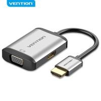 ราคา Vention อะแดปเตอร์ HDMI เป็น HDMI VGA อะแดปเตอร์วิดีโอมัลติพอร์ต HDMI พร้อมตัวแปลงแจ็คเสียงพอร์ตชาร์จ Micro USB สำหรับจอภาพ HDTV AFV (5237221505)