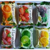 ราคา !!10ก้อน!!สบู่กลิ่นผลไม้Harmonyนำเข้า (1815750743)