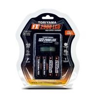 ราคา Toriyama แท่นชาร์จ FX 2900 +ถ่าน AA 2950mAh PRO (แพ็ค4 ก้อน) (7805629745)