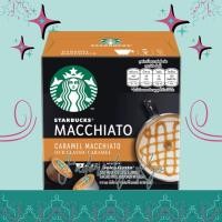ราคา ☕️ STARBUCKS by NESCAFE Dolce Gusto แคปซูล Caramel Macchiato กล่องละ 12 แคปซูล (4978294305)