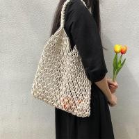 ราคา กระเป๋าเชือกถัก มี 3 สี กระเป๋าสาน กระเป๋าไปทะเล กระเป๋าถือเชือกถัก P002 (1497334602)