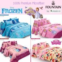 ราคา *9ลาย* ผ้าปูที่นอน (ไม่รวมนวม)​ Frozen Sofia Disney princess ลิขสิทธิ์แท้ by Fountain เอลซ่า โซเฟีย ดิสนีย์ (11434546633)