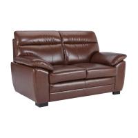 ราคา INDEX LIVING MALL โซฟาหนัง PVC-bicast 2 ที่นั่ง รุ่นอาคีโอะ - สีน้ำตาลเข้ม (1673811462)