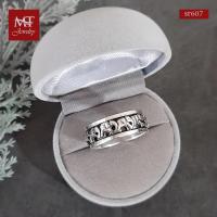 ราคา MT แหวนเงินแท้ ลายช้าง ELEPHANT แหวนผู้ชาย หมุนได้ งานรมดำ ไซส์: Solid 925 Sterling Silver Ring (sr607) MT Jewelry มณีธารา (1355819994)