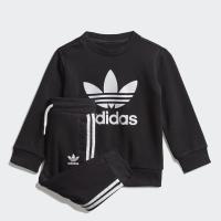 ราคา adidas ORIGINALS Crew Sweatshirt Set สีดำ ED7679 (6644878678)