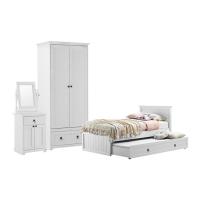 ราคา [กทม. 3-5 วัน ส่ง] SB Design Square KONCEPTKONCEPT FURNITURE ชุดห้องนอน Melona ขนาด 3.5 ฟุต สีขาว แบรนด์ KONCEPT FURNITU (5636599043)