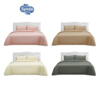 ราคา Synda ผ้าปูที่นอนรัดมุมรุ่น Jacquard ทอ 500 เส้นด้าย รุ่น Meridian-Pink,Gray,Brown,Cream (5618675877)