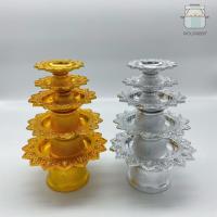 ราคา พานโตก ขนาด 7,8,10,12,14,16,18,20 ซม. พานจิ๋ว พานขนาดเล็ก-กลาง พานวางพระ พานแบน (4183464972)
