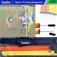 ราคา Smiler เสาฝึกซ้อมวิ่งสลาลม ชุด10อันพร้อมกระเป๋า (2025516278)