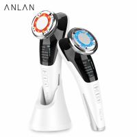 ราคา ANLAN เครื่องนวดหน้ายกกระชับ เครื่องผลักครีม เครื่องผลักเซรั่ม เครื่องไฮฟูหน้า ระบบEMSสั่นสะเทือนนวดร้อน นวดเย็น ไฟ LED กําจัดริ้วรอย (5120807601)