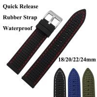 ราคา Yifilm สายนาฬิกาข้อมือซิลิโคน ระบายอากาศ สําหรับ T-issot O-mega 18 มม. 20 มม. 22 มม. 24 มม. (10774359741)