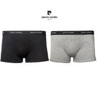 ราคา Pierre Cardin PI-200 1ตัว กางเกงในชายเต็มตัว Embroidered Logo Band มี 3 สี ขาว เทา ดำ บ็อคเซอร์ผ้าคอตตอน ขาสั้น (1297559672)