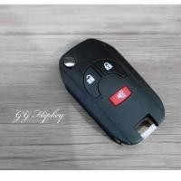 ราคา กุญแจพับ นิสสัน Nissan Navara , March , almera และรุ่นอื่นๆ แบบ 2+1 ปุ่ม ***ส่งฟรี*** (1540390407)