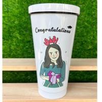 ราคา แก้วเยติสกรีน แก้วทรงสตาร์บั๊ค สกรีนฟรี แก้วเก็บความเย็น แถมหลอด (12833616484)