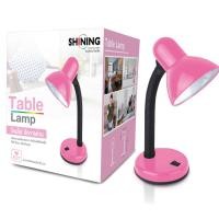 ราคา SHINING โคมไฟอ่านหนังสือ โคมไฟตั้งโต๊ะ หมุนรอบได้360องศา ขั่ว E27 ฟรี!!หลอดไฟ Led 3.5 Watt หลอดไฟโตชิบา Toshiba Lighting (4728895895)
