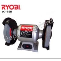 ราคา KYOCERA ( ชื่อเดิม RYOBI) มอเตอร์หินเจีย มอเตอร์หินไฟ ตั้งโต๊ะ 8" รุ่น BG-800 เลขที่19020601 (7700076201)