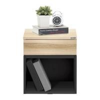 ราคา [กทม. 3-5 วัน ส่ง] SB Design Square ตู้ข้างเตียง รุ่น Patme สีโอ๊ค (40x40x44 ซม.) แบรนด์ KONCEPT FURNITURE (3670303927)