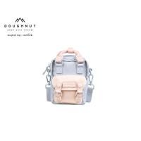 ราคา DOUGHNUT BAG : MACAROON TINY NATURE PALE SERIES : RAIN DROP X HAZY ผลิตจากผ้าไนลอน กระเป๋ากันน้ำได้ กระทัดรัด น้ำหนักเบา กระเป๋าสะพายข้าง กระเป๋าโดนัท กระเป๋าสะพายข้าง กระเป๋า กระเป๋าผู้หญิง (รหัสสินค