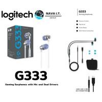 ราคา LOGITECH G333 GAMING EARPHONES WITH MIC AND DUAL DRIVERS - สีขาว ประกัน 2 ปี (19261553723)