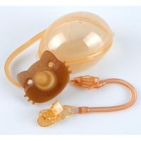 ราคา จุกหลอก จุกนมหลอก จุกซิลิโคน เป็นชุดสายคล้องและกล่องเก็บ พร้อมส่ง (40540724)