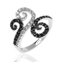 ราคา ๋Jewelry Buffet แหวน แหวนเงิน แหวนแฟชั่นเงินแท้ 925 ประดับเพชรสวิส CZ ชุบทองคำขาว (896964991)