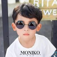 ราคา MONIKO แว่นตาเด็ก แว่นกันแดด แว่นวินเทจ กรอบโลหะ ทรงกลม (23933388080)