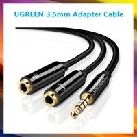 ราคา UGREEN 3.5mm Audio Adapter Cable Sound&Microphone Jack อะแดปเตอร์สายเคเบิ้ล 3.5 มม . Two To One , Speaker และไมโครโฟนสายต่อหูฟัง (1384376716)