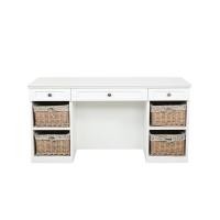 ราคา [กทม. 3-5 วัน ส่ง] SB Design Square โต๊ะทำงาน ขนาด 150 ซม. รุ่น Seaspell (150X60X75 ซม.) แบรนด์ VINTAGE PASSION (4069069902)